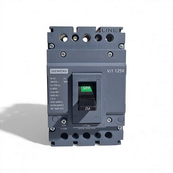 Disjuntor Caixa Moldada Tripolar 3VJ10921DA320AA0 - Siemens