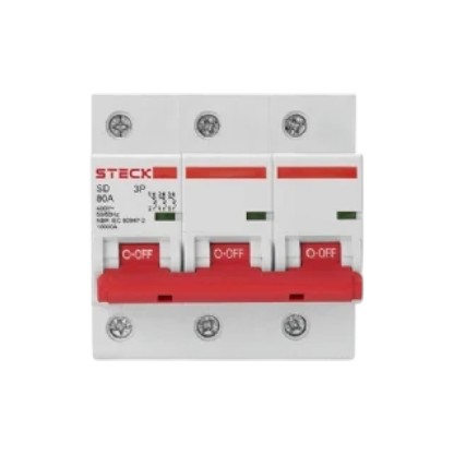 Disjuntor Din Tripolar Curva C 16A Steck