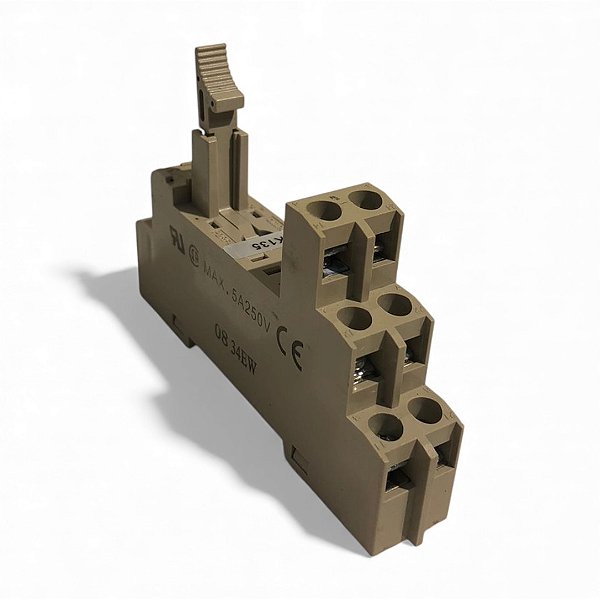 Soquete P/ Relé 8 Posições Trilho Din P2rf-08-e- Omron 250v