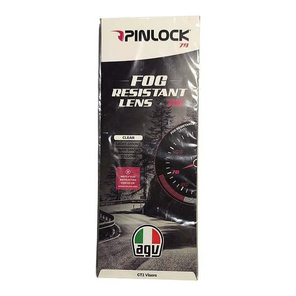 Pinlock Anti Embaçante Capacete Agv K3 Sv / K1 Original Gt2
