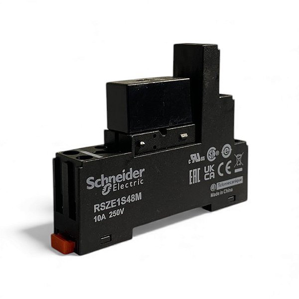 Base + Relé de Interface 10A 2naf 24vcc