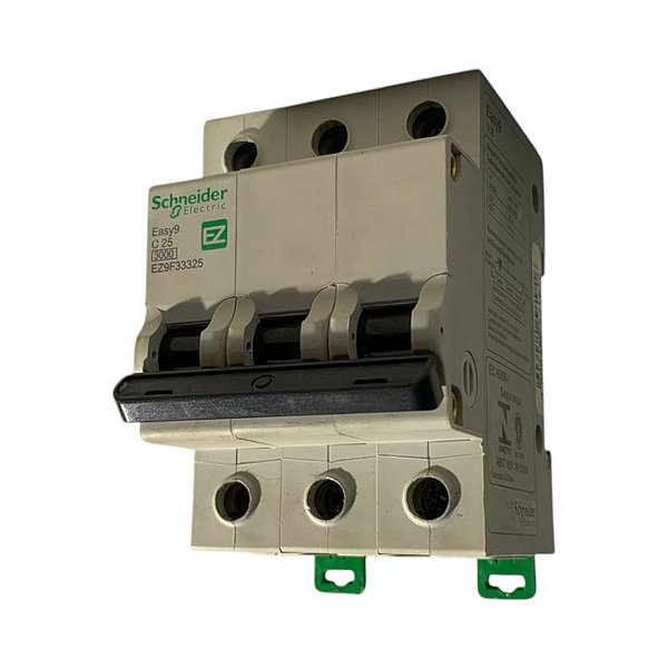 Disjuntor Easy9 3P 25A Curva C 3ka EZ9F33325 - Schneider