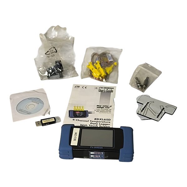 Registrador de Dados de Temperatura de 6 Canais