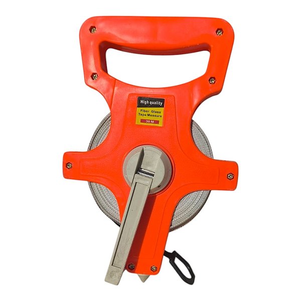 Fita Métrica Longa De 30 Metros / 100 FT - Com Manivela