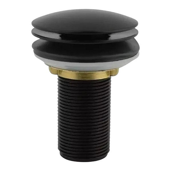 Válvula Click Metal 7/8 Preto Fosco Pia Banheiro