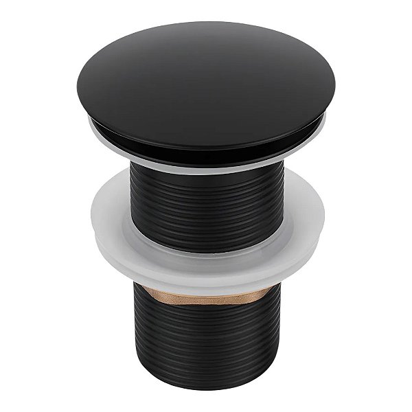 Válvula Click 1 1/4 Aço Inoxidável 304 Preto Fosco Premium