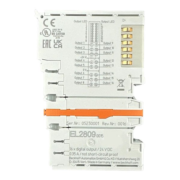 El2809 Módulo Beckhoff 16 Saídas Digitais 24vc