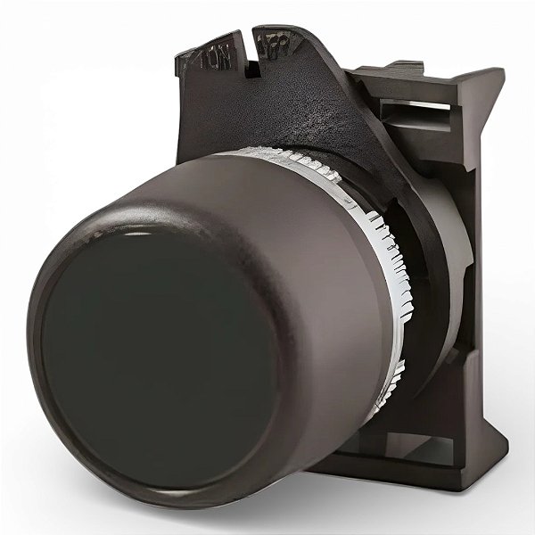 Botão Comando Pulsante Giovenzana Pprn8 Elétrico Preto