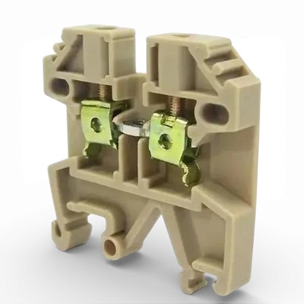 Kit 10 Conector de Passagem Metaltex 2,5mm Mtb25en Bege