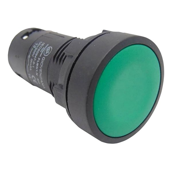 Atuador Botão Verde Giovenzana - Plmn2.n Industrial