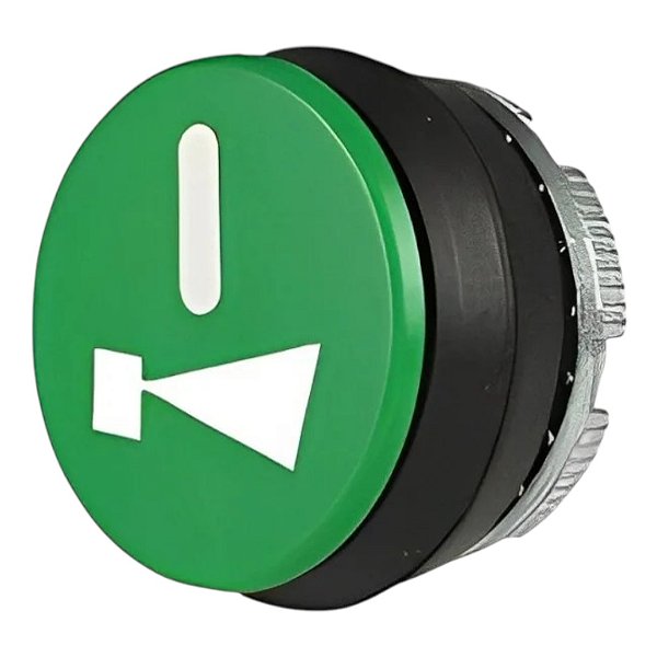 Botão Comando Giovenzana PL005002 Verde Metal 24V