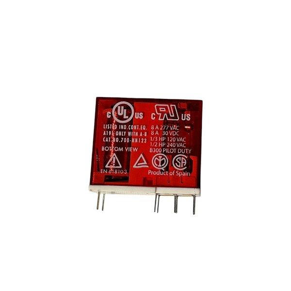 Relé Allen Bradley 700-HPS, DPDT, bobina 24 V dc, 8 SERIE A