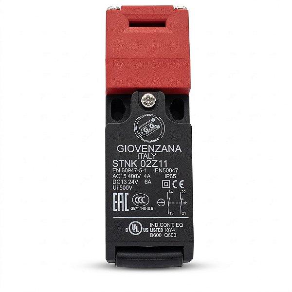 Bloco Contato Auxiliar para Giovenzana - STNK02Z11 1NA+1NF