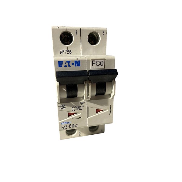 Disjuntor Bipolar Faz-c10/2-sa 10a Eaton