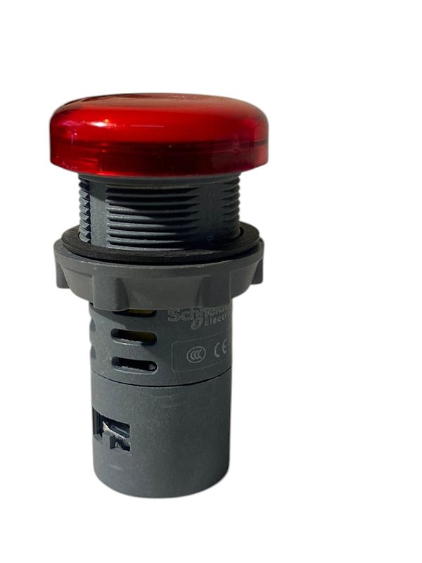2 Sinaleiro 22mm LED Vermelho 220Vca XA2EVM4LC Schneider