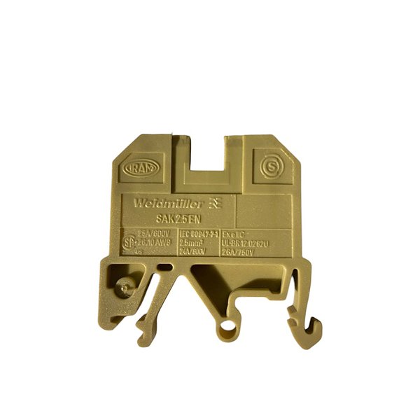 Conector Passagem SAK25EN Bege Sak 2.5 En Weidmuller