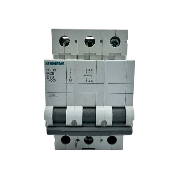 Mini Disjuntor 3ka Curva C 3 Polos 70a 5sl1370-7mb