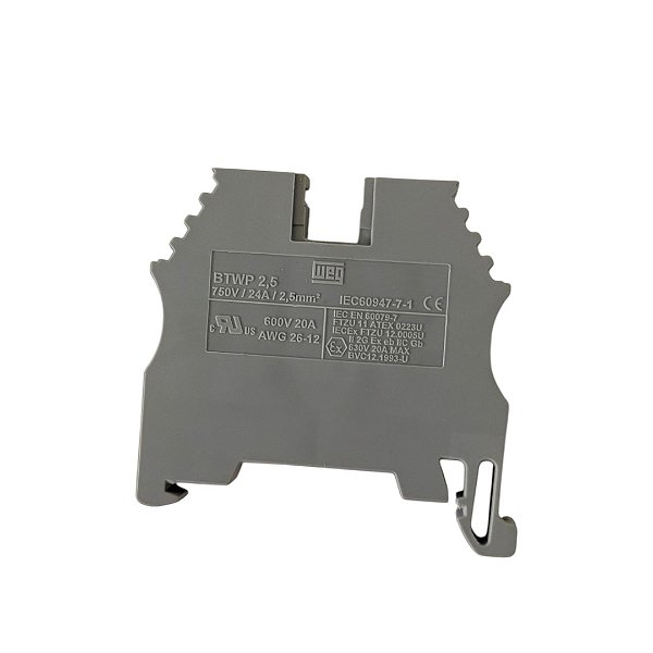 Borne Sak/conector De Passagem Btwp 2,5mm² Cinza Weg C/28Und