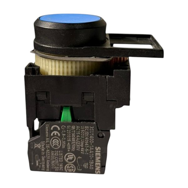 Botão Pulsador + Bloco de Contato 3SU1400-1AA10-1BA0 Siemens