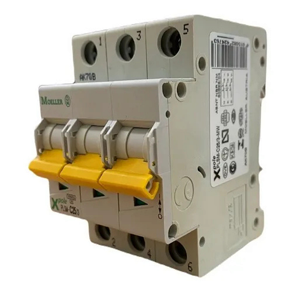 Disjuntor Moeller série xPole - PLS4 3 polos tipo-C-25 A