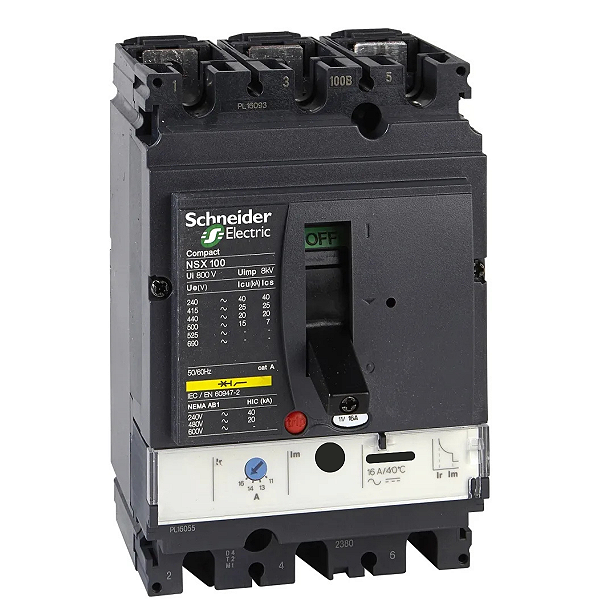 Lv429670- Disjuntor Nsx100h Tm100d 3p3d