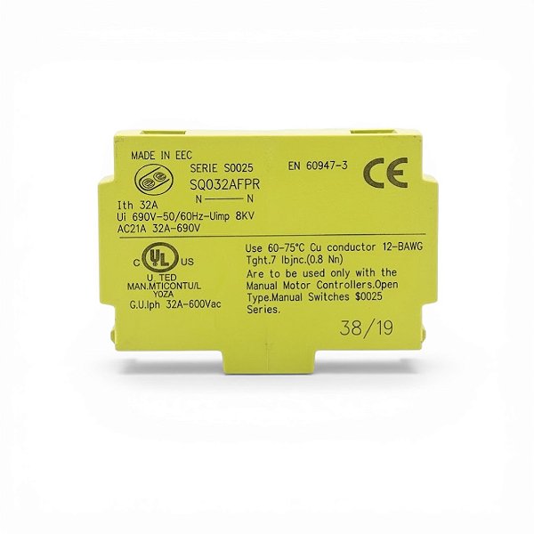 Bloco Contato Auxiliar Giovenzana - SQ032AFPR Tipo R