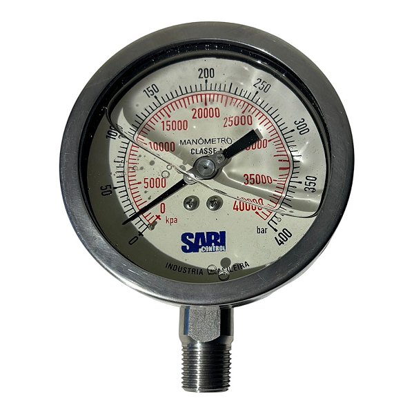 MONOMETRO ANALOGICO SBMI G 100V 400BAR 12N 651 C316 M316 VP