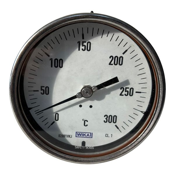 TERMOMETRO BIMETALICO INDUSTRIAL 0°C A 300°C WIKA
