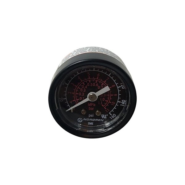 Manometro 0-160 Psi 1/8'' Npt Traseira Norgren 18-015-212