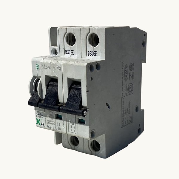 Disjuntor Termomagnético Bipolar FAZ-2C40 40A curva C