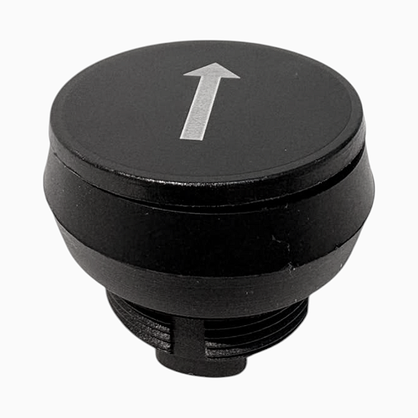 KIT 5 Botao Pulsador Seta Branca Giovenzana - PL005386