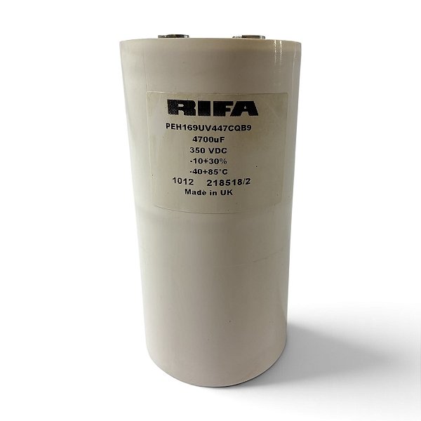 Capacitor Eletrolitico 4700uF 350V para Rifa PEH169UV447CQB9