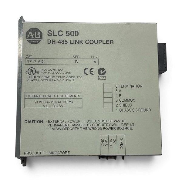 Módulo De Comunicação Slc 500 1747-aic Allen-bradley