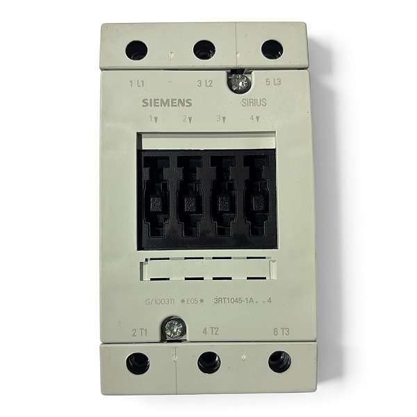 Contator Potencia 80A 37kW Siemens - 3RT1045-1AF04