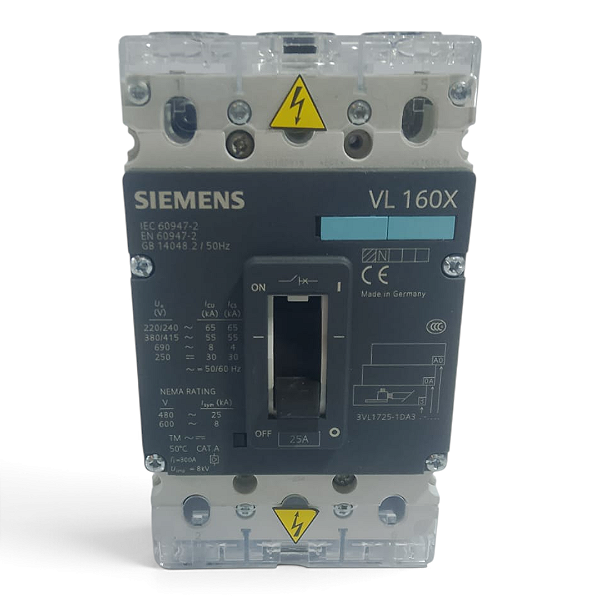 Interruptor Automatico Siemens VL160X 3VL1725-1DA33-0AA0
