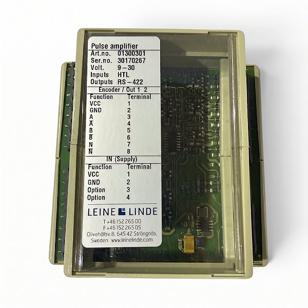 Amplificador Sinal Pulso Leine Linde - 01300301