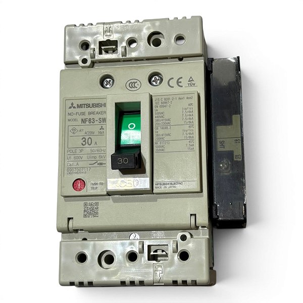 Disjuntor Caixa Moldada Mitsubishi - NF63-SW-3P-30A