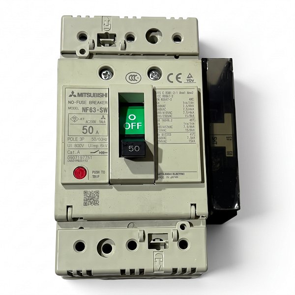 Disjuntor Caixa Moldada Mitsubishi - NF63-SW-3P-50A