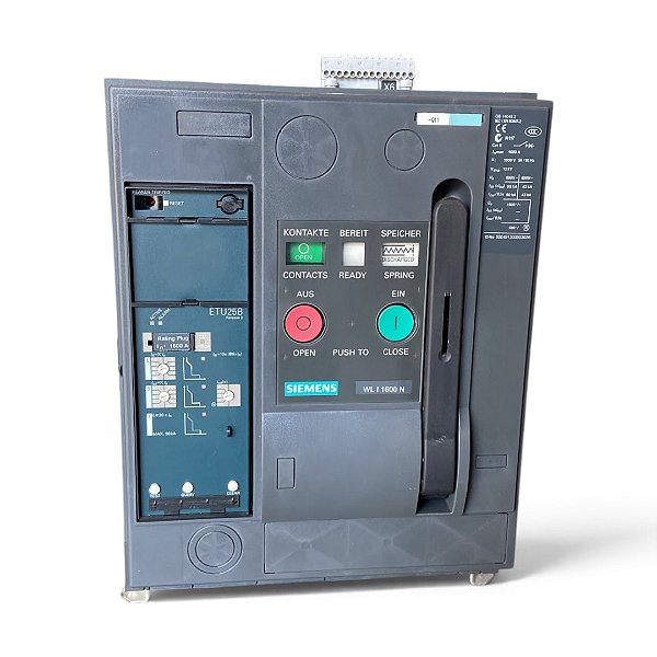 Disjuntor Montagem Fixa Siemens 3WL1116-2CB32-1AA2