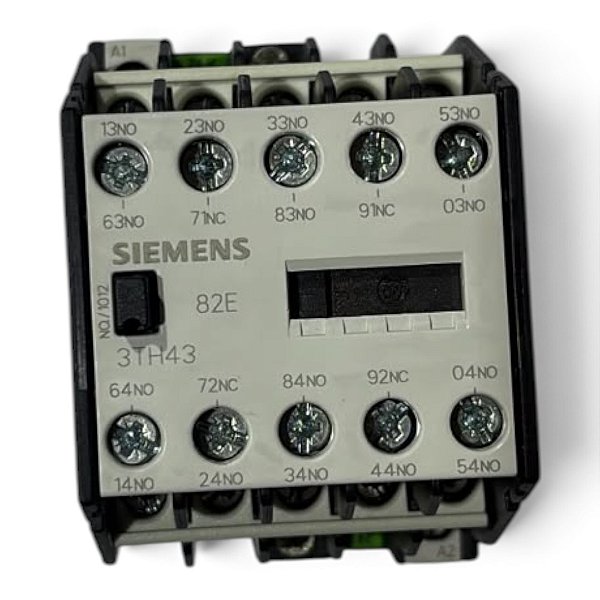 Contator Auxiliar Siemens - 3TH4382-0B 16A 125VDC