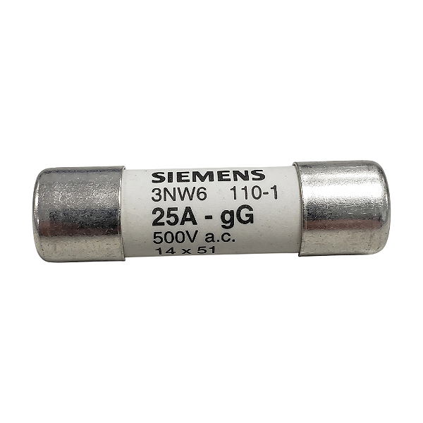 Fusivel Cilindrico Siemens 3NW61101 14x51 25A