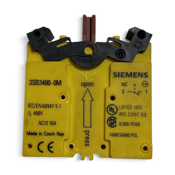 Bloco Contato 1NF 400V Siemens - 3SB3400-0M