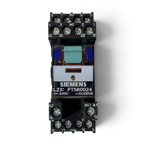 Base Mais Relé Acoplador 24VCC Siemens PT78740/PT580024