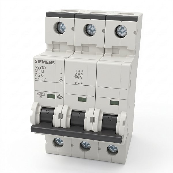 Disjuntor Tripolar 20A para Siemens - 5SY6320-7 C20