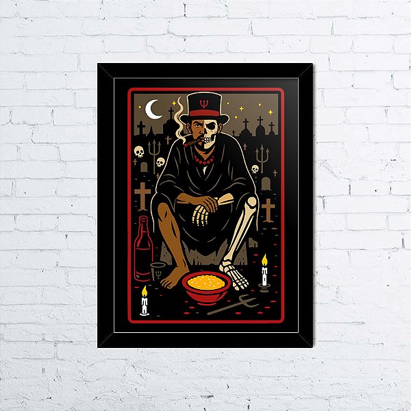 Quadro Exu na Calunga A4