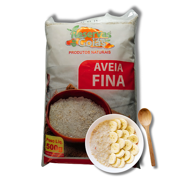 Aveia Fina 500g  – Cajuzin