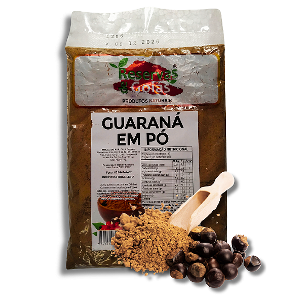 Guaraná em Pó 100g – Cajuzin
