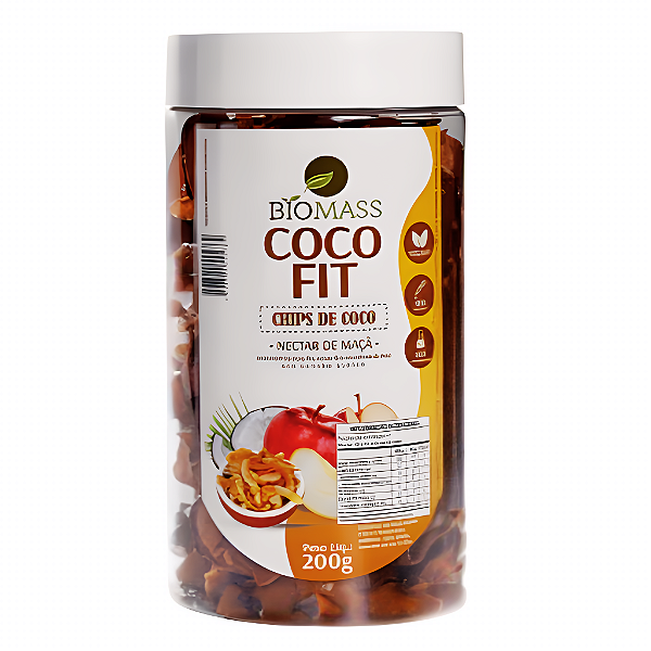 Chip de Coco Néctar de Maçã 200g – Cajuzin
