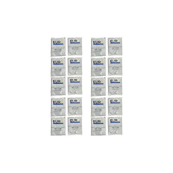 Kit 120 Unidades Fita de Pvc para Instalação de Ar Condicionado 10mx0,10m - Branca