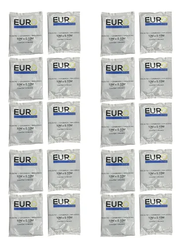 Kit 50 Unidades Fita de Pvc para Instalação de Ar Condicionado 10mx0,10m - Branca